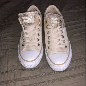 Gold Converse Allstar